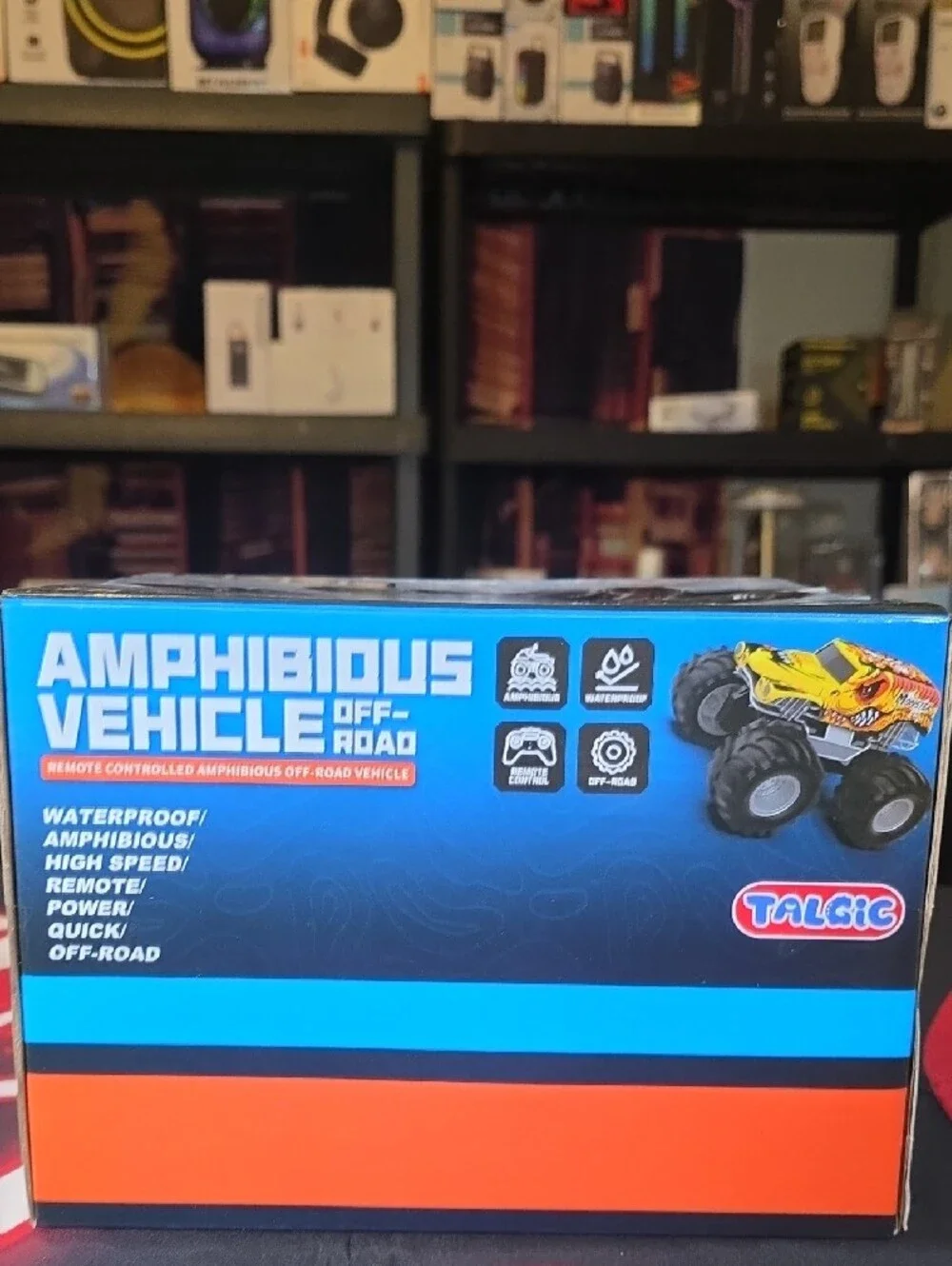 Blue Amphibious Off-Road RC Vehicle 2.4GHz Remote Control FACTORY SEALED